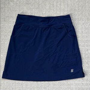 SOFIBELLA Golf Athletic Skort with Pockets Navy Blue Women’s Small
